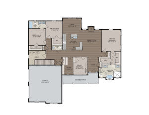 Henley floor plan by Southern Maryland Development